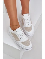 Dámské Tenisky Se Vzorem Bílé model 21683419 - Boto