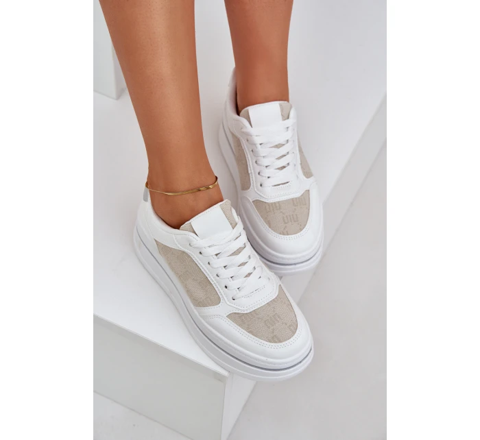 Dámské Tenisky Se Vzorem Bílé model 21683419 - Boto