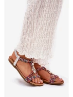 Dámské Ploché Sandály S Pásky A Přezkami  Multikolor model 21693421 - Artiker