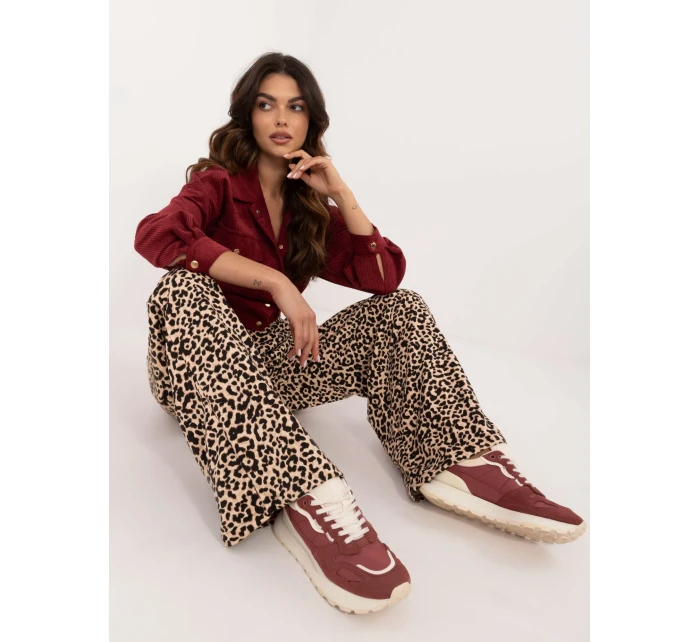 Nohavice EM SP 1067 1.88 čierno-béžové