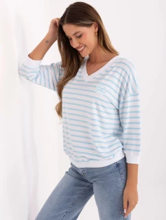 Blúzka RV BZ A791.53 bielo-modrá