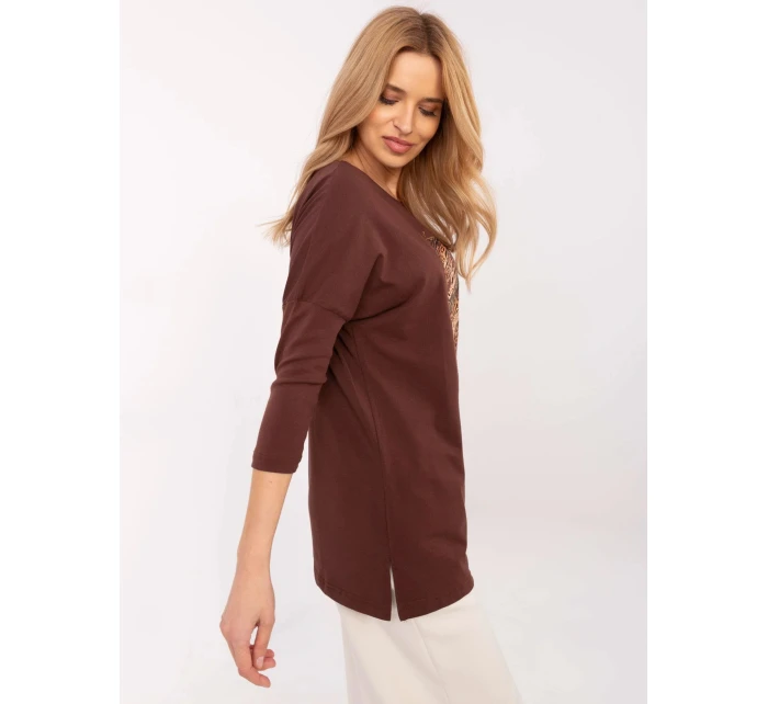 Dámska blúzka CLM BZ 0052.37 Brown - Calimera Dámska blúzka CLM BZ 0052.37 Brown - Calimera