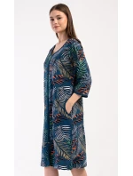 Dámske domáce šaty s trojštvrťovými rukávmi Barbara