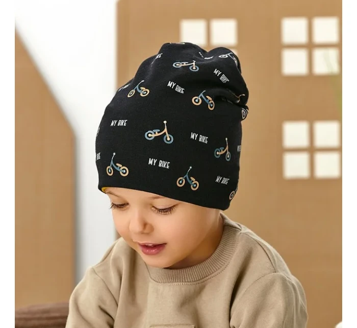 AJS 48-087 obojstranná chlapčenská čiapka AJS 48-087 obojstranná chlapčenská čiapka