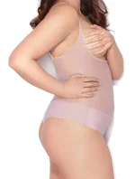 Sťahovacie body Glam string pink - MITEX