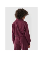 Dámská velurová mikina bez kapuce model 21432534 - 4F Dámská velurová mikina bez kapuce model 21432534 - 4F