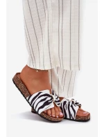 Dámské pantofle na korkové platformě Zebra model 21696548 - Boto Dámské pantofle na korkové platformě Zebra model 21696548 - Boto