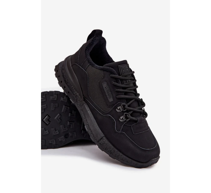 Pánská sportovní obuv s izolací model 21711501 HIPOLY SYSTEM Černá - Big Star Shoes Pánská sportovní obuv s izolací model 21711501 HIPOLY SYSTEM Černá - Big Star Shoes