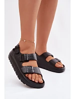 Dámské pěnové sandály na platformě Big Star TT274A031 Černé