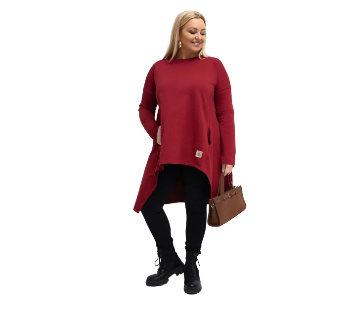 Tunika RV TU 5042.09X bordová