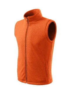Ďalšia fleecová vesta unisex oranžová