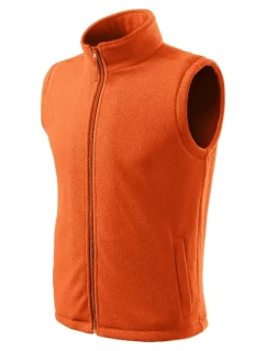 Ďalšia fleecová vesta unisex oranžová