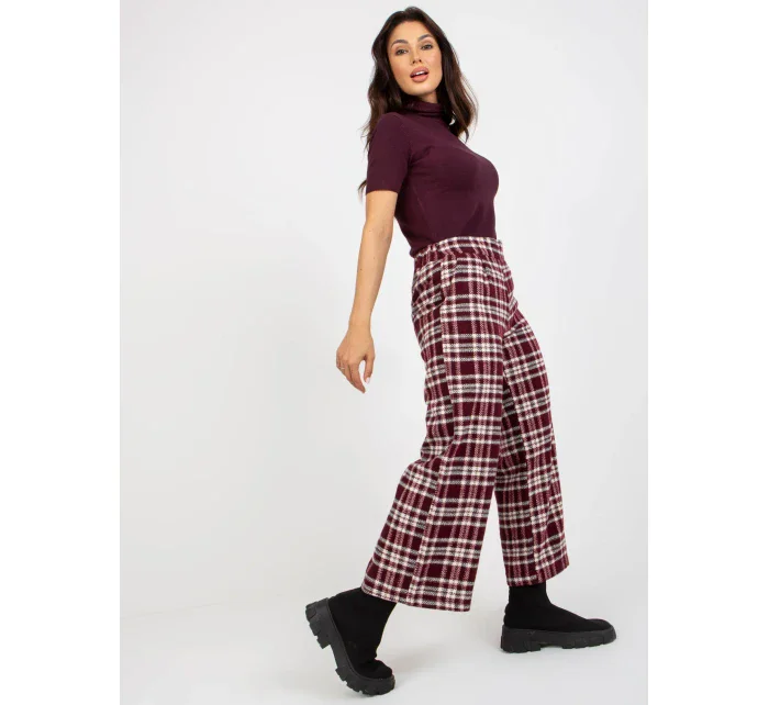 Dámské kalhoty LK SP bordó FPrice model 18398621 - Lakerta Dámské kalhoty LK SP bordó FPrice model 18398621 - Lakerta