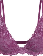 Dámske podprsenka LIGHTLY LINED PLUNGE 000QF6396EVID fialová - Calvin Klein