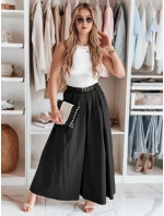 FLOWES sukňa s opaskom čierna FashionStreet UY2591