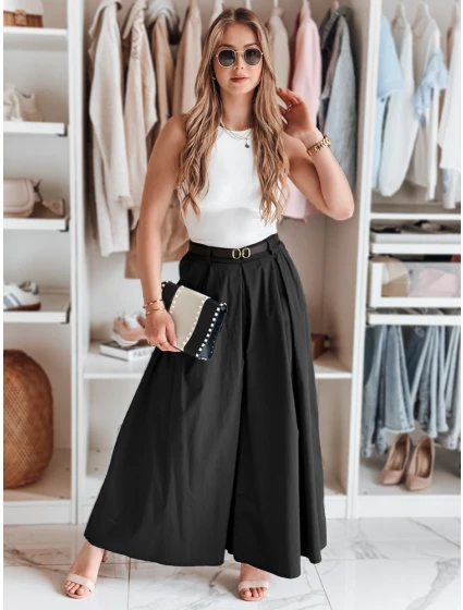 FLOWES sukňa s opaskom čierna FashionStreet UY2591