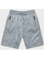 Světle šedé pánské sportovní kraťasy model 18612073 - J.STYLE