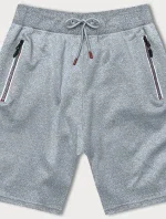 Pánske športové šortky svetlosivé (8K298-2)