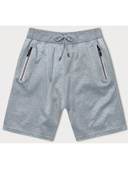Světle šedé pánské sportovní kraťasy model 18612073 - J.STYLE