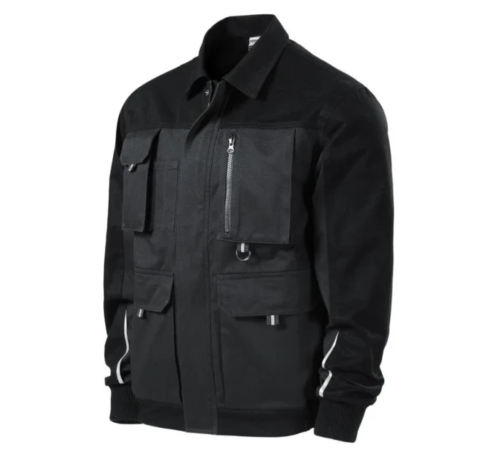 M ebony gray pánské sako model 19378461 - Rimeck M ebony gray pánské sako model 19378461 - Rimeck