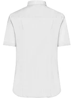 JN keprová halenka s krátkým rukávem 02.0 white model 22488329 - Daiber JN keprová halenka s krátkým rukávem 02.0 white model 22488329 - Daiber