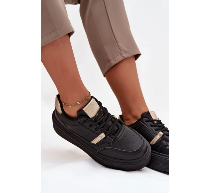 Dámské Sneakersy Na Platformě Big Star model 21706303 Černé - Big Star Shoes
