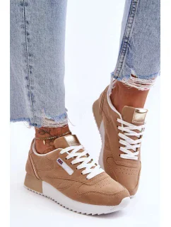 Sportovní obuv model 20985416 khaki Step in style - SWEET SHOES