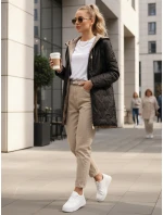 Dámská prošívaná přechodová bunda černá Dstreet model 21995994 - FashionStreet