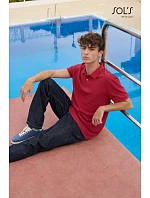 SOL'S Pacific Unisex piqué polo z těžké bavlny model 22449196 grey melange SOL'S Pacific Unisex piqué polo z těžké bavlny model 22449196 grey melange
