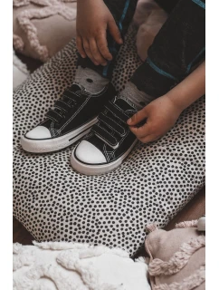 Dziecięce Trampki Na Rzepy Czarne Bernie