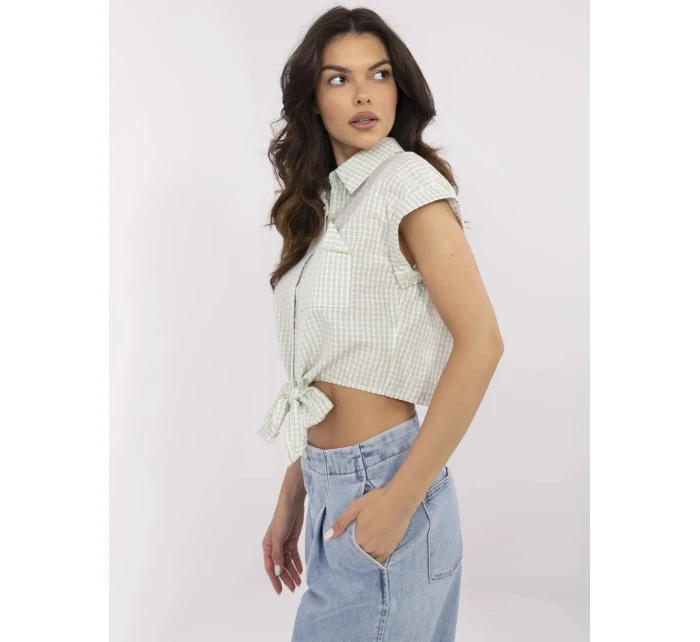 Košeľa NM BZ KA 01147.62P pistáciová