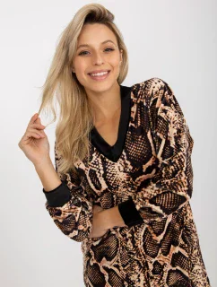 Dámské šaty TU  černá a béžová  model 17865944 - FPrice