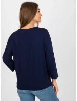 Bluzka RV BZ model 18510331 granatowy - FPrice Bluzka RV BZ model 18510331 granatowy - FPrice