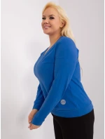 Bluzka RV BZ model 19394485 ciemny niebieski - FPrice Bluzka RV BZ model 19394485 ciemny niebieski - FPrice