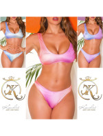 Sexy Koucla 2Piece Shiny Bikini with color gradient