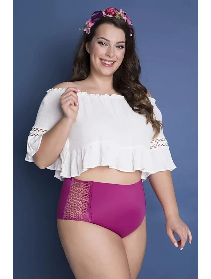 Dámské kalhotky model 8359275 purpurová - Julimex Dámské kalhotky model 8359275 purpurová - Julimex