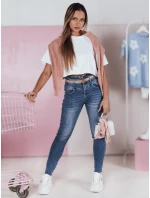 Dámske skinny džínsy BLUESTYL navy blue FashionStreet UY2368