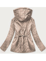 Béžová prešívaná dámska bunda (BR0121)