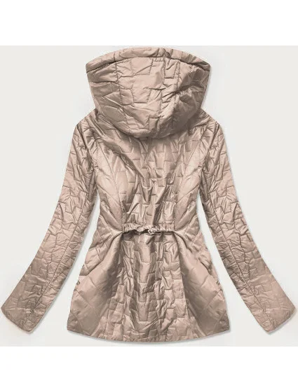 Béžová prošívaná dámská bunda model 17099129 - S'WEST
