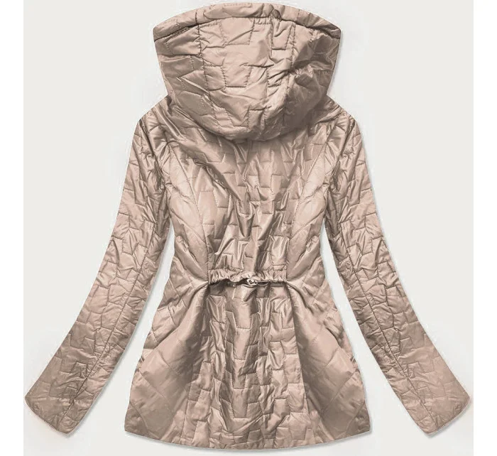 Béžová prošívaná dámská bunda model 17099129 - S'WEST