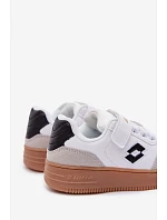 Dětské tenisky na suchý zip LOTTO MAKERA 2601250K Bílé