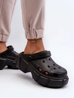 Dámske penové papuče na pevnej podrážke čierne Witima