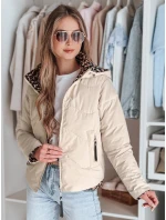 Dámská oboustranná přechodná bunda béžová Dstreet model 21986919 - FashionStreet