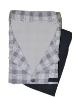 Cornette 114 long/r 3XL-5XL pánske pyžamo bez zipsu