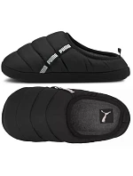 Pánske/dámske zimné papuče PUMA SCUFF BLACK, čierne, zateplené (384945-01)