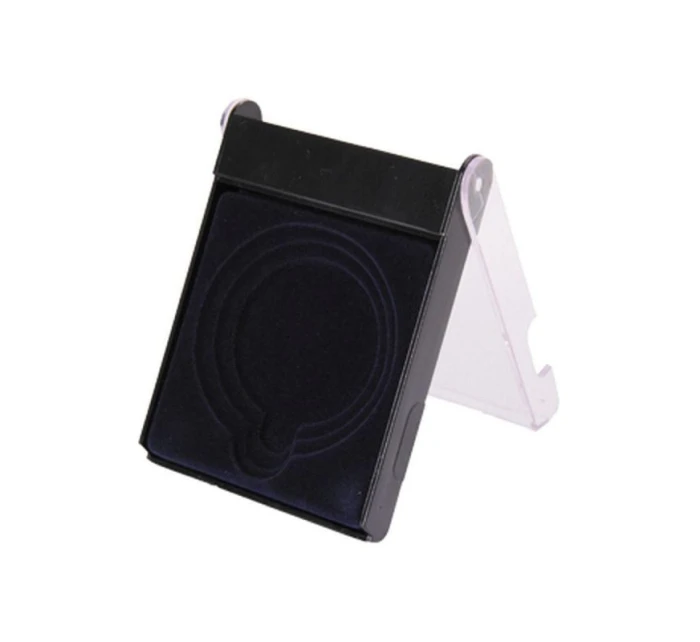 Plastové puzdro na medaily 70mm 116x84x18mm modré - A005B BK/BU