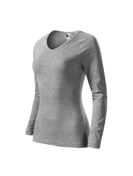 Tričko Malfini Elegance W MLI-12712 tmavo šedé melanžové