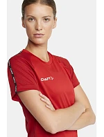 Squad Go Contrast Jersey W Dámské kontrastní sportovní tričko model 22468663 white - Craft Teamwear Squad Go Contrast Jersey W Dámské kontrastní sportovní tričko model 22468663 white - Craft Teamwear