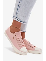 Dámské Nízké Tenisky Růžové Big Star model 22100959 - Big Star Shoes