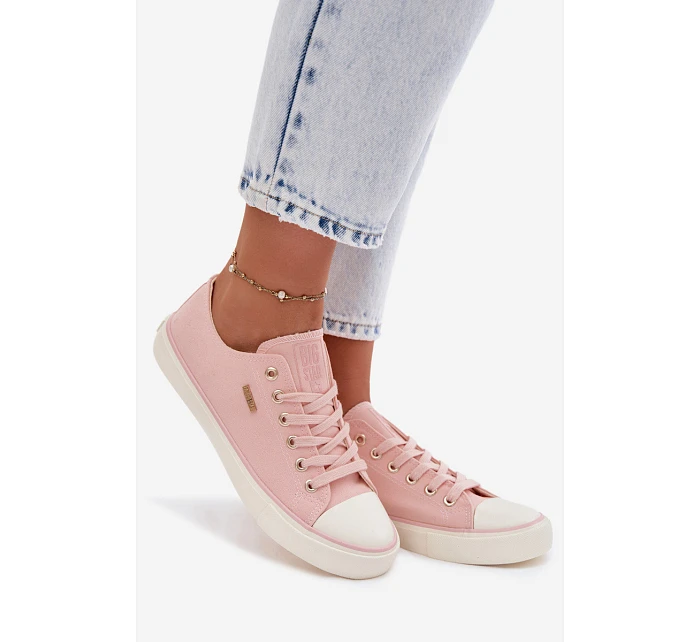 Dámské Nízké Tenisky Růžové Big Star model 22100959 - Big Star Shoes